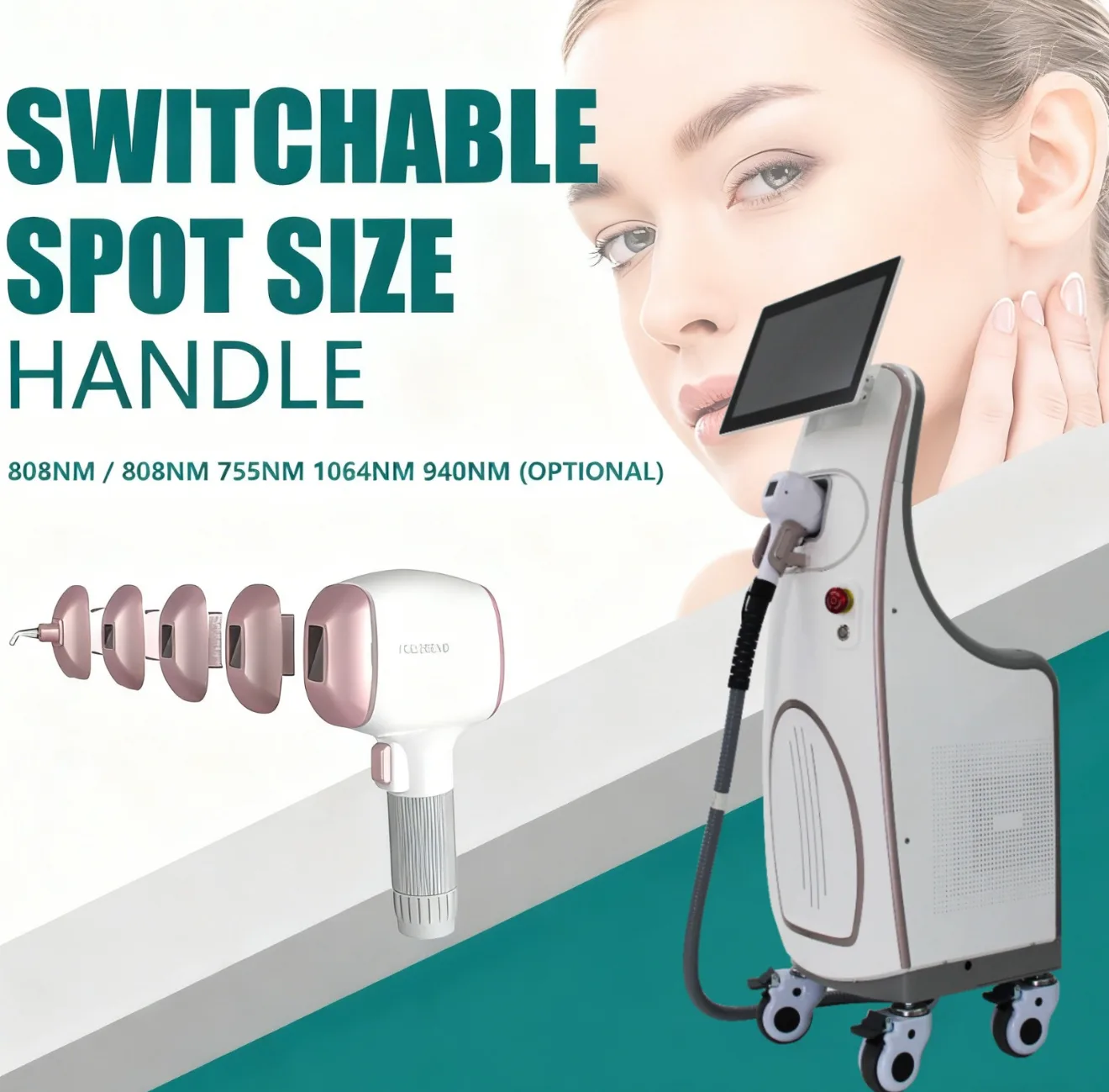 AI Quad Diode Laser Hair Removal